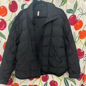 Free People Pippa Packable Puffer Jacket - Black - size L